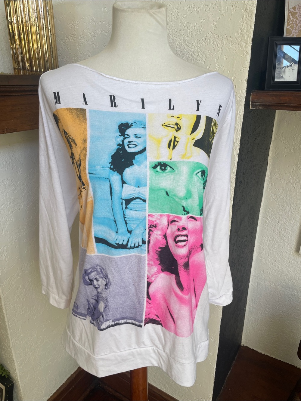 Marilyn Monroe Pop Art Graphic Tee - Multicolor